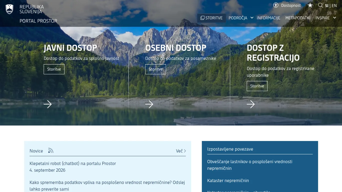 Domača stran GURS