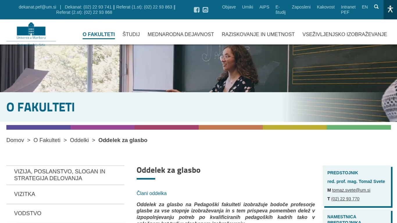 Domača stran Akademija za glasbo (UM)