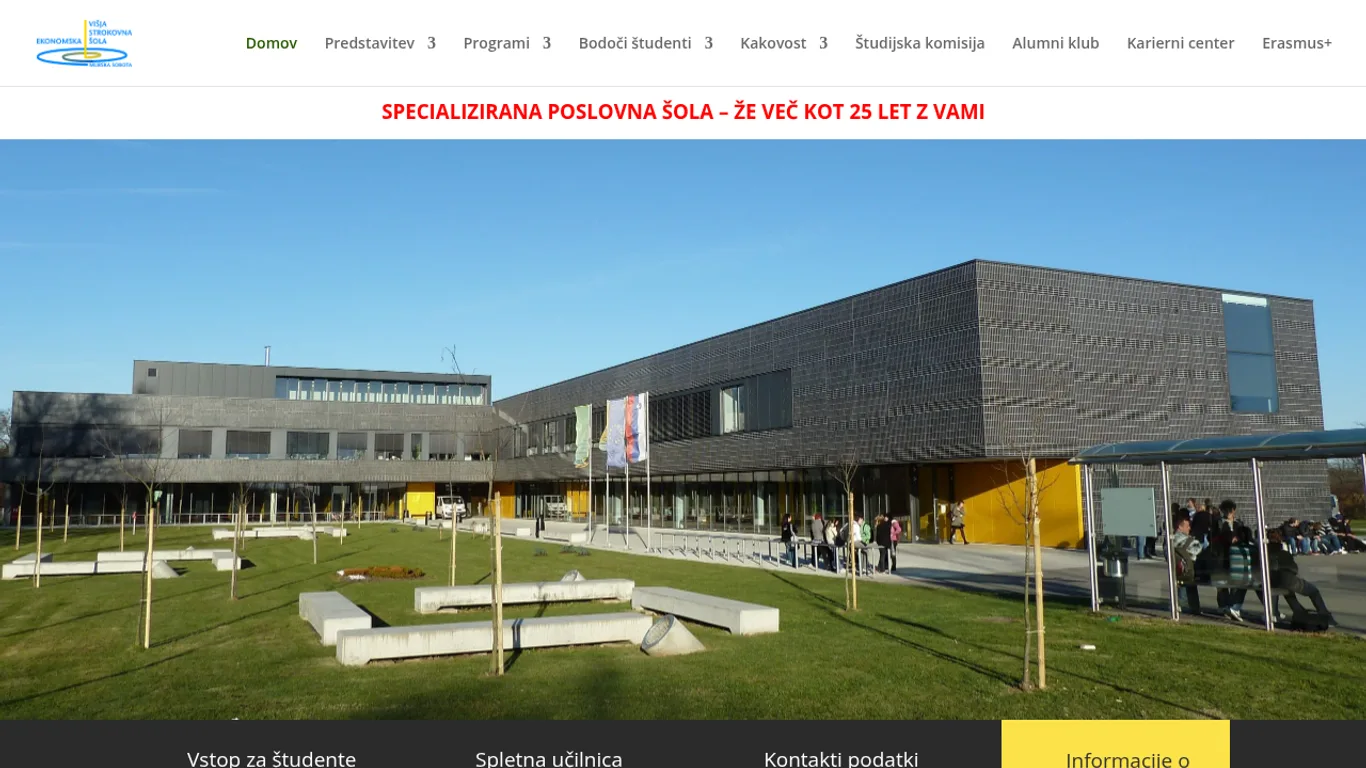 Domača stran Ekonomska šola Murska Sobota – Višja strokovna šola