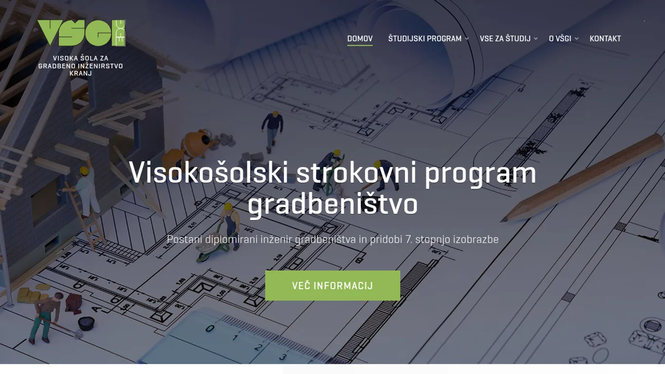 Domača stran Visoka šola za gradbeno inženirstvo Kranj